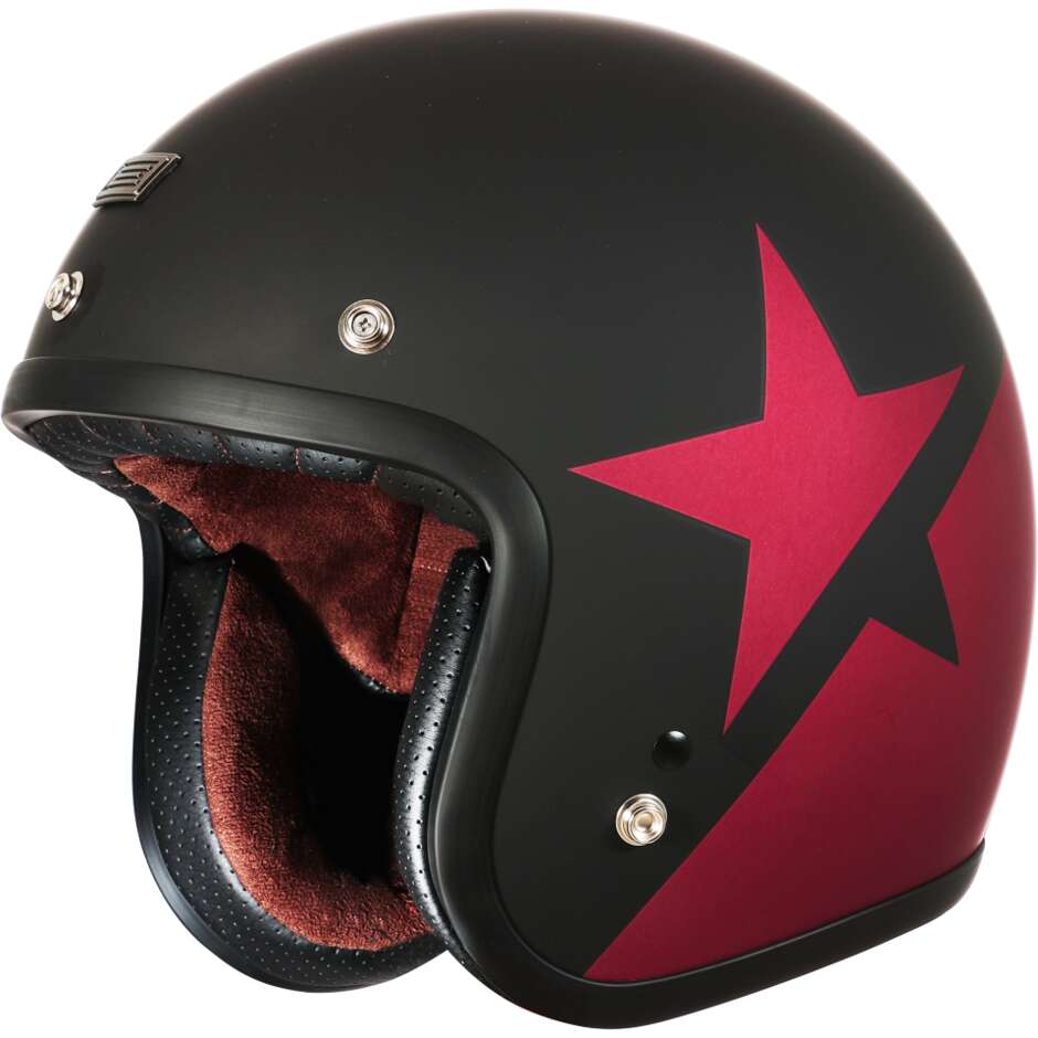 Origine Primo Helm - Star Red Black Matt L